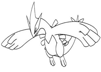 pokemon lugia che sta volando